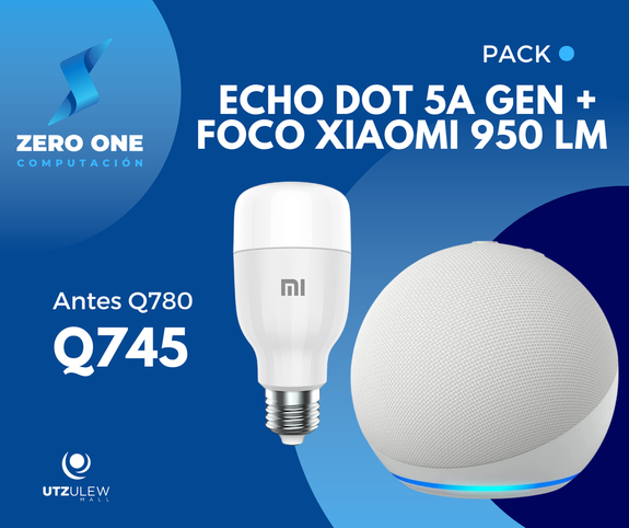 ¡  Pídele música, noticias o información a tu Echo Dot !

Inicia el año con lo mejor en tecnología en Zero One Computación ✨ 
Aprovecha de esta oferta exclusiva y adquiere tus productos favoritos a un precio increíble 🤩
Visitalos en 1er. Nivel de Utz Ulew Mall .
#SoyUtz #SomosUtz #UtzUlewMall #Tecnologia #ZeroOneComputacion